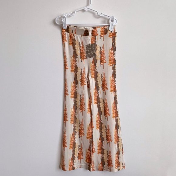 Kate Quinn Organics NEW Flared Leggings, Sunset Pine, 6 Years - Picture 1 of 6